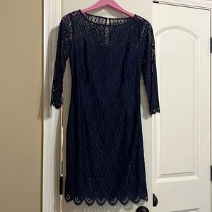 Lilly Pulitzer Navy Lace Dress